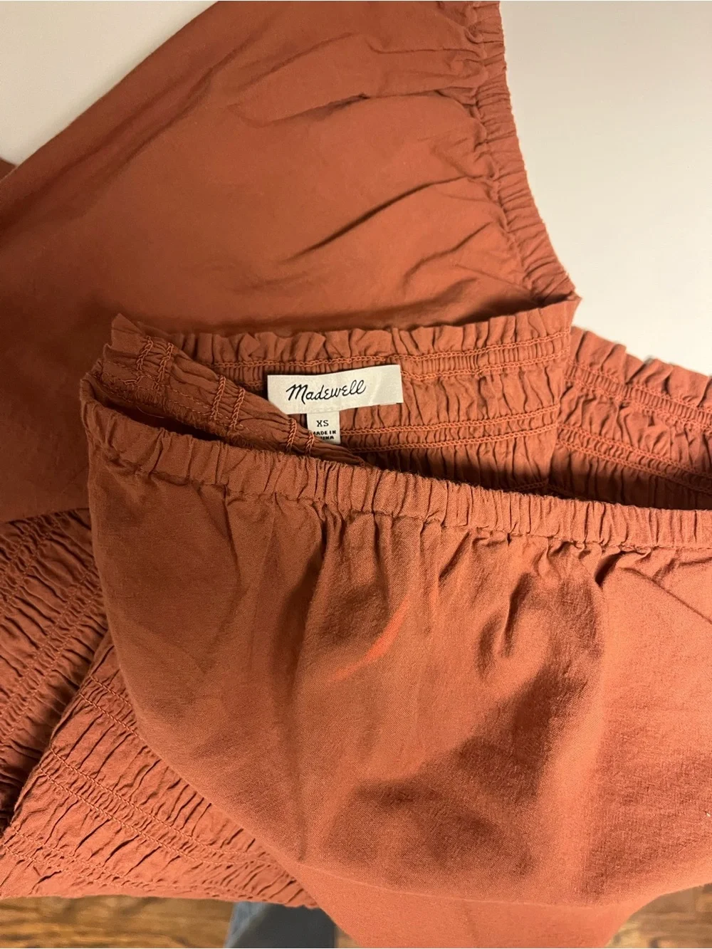 Madewell flattering smocked